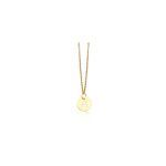 CADENA + CHAPITA INICIAL ORO 18K