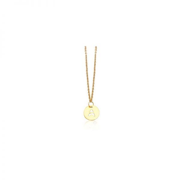 CADENA + CHAPITA INICIAL ORO 18K