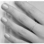 MEDIA ALIANZA ORO ROSA Y DIAMANTES ORO 18K GA003OR byn