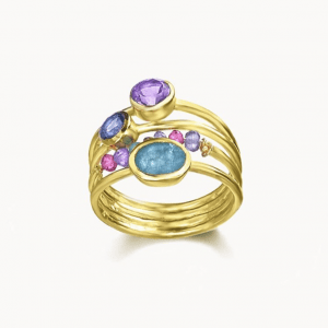 Anillo Multipiedras 18k lecarre LA124AM.13