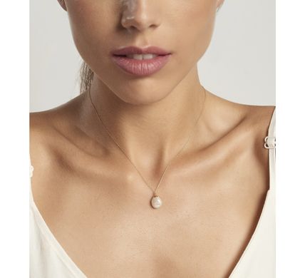 COLGANTE ORO 18K Y PERLA