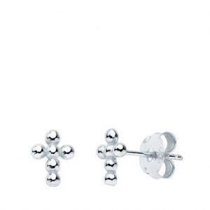 pendientes-cruz-bolitas-plata