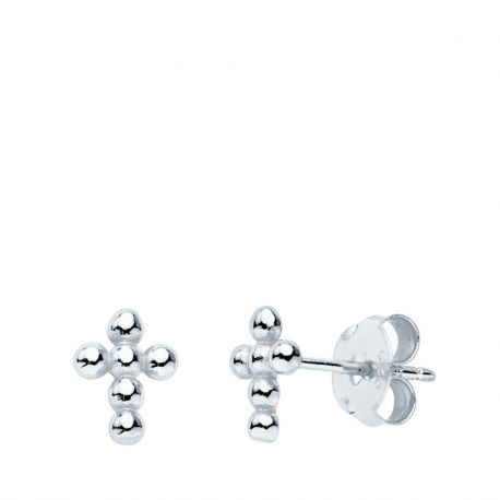 pendientes-cruz-bolitas-plata
